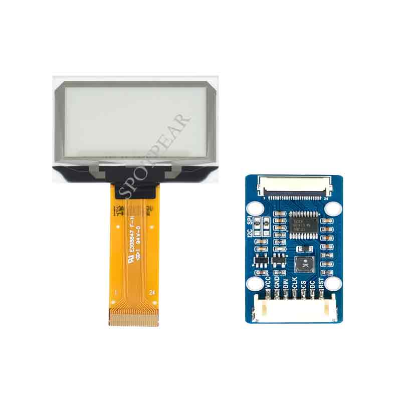 1.51inch transparent OLED blue display 128×64 SPI/I2C interface for Arduino Raspberry Pi STM32