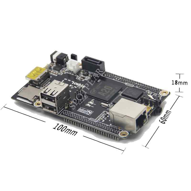 Cubieboard2 development board dual core ARM Allwinner A20 motherboard supports Android / Linux