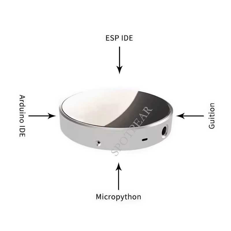 EPS32S3 1.8inch Round LCD Display WIFI-AIDA64-Secondary-TouchScreen/Wireless-Power/Video-Player LVGL