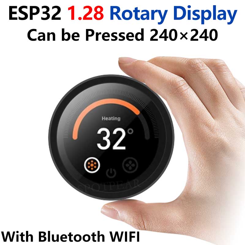 ESP32 Development Board C3 1.28 inch Round Rotary LCD Smart Screen 1.28inch Knob Display 240x240 LVGL for Arduino