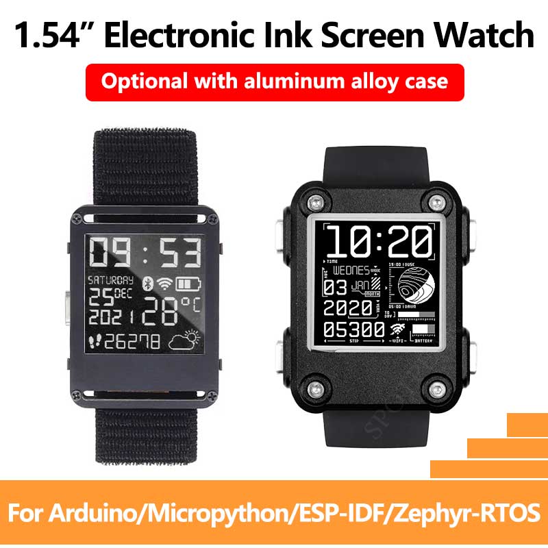 ESP32 1.54 inch E-Paper Smart Watch display Screen 200x200 Ultra-low power For Arduino/Micropython/RTOS