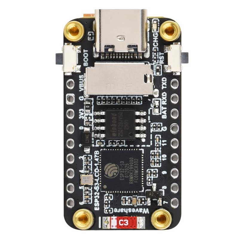 ESP32-C3 1.47 inch LCD Display Development Board 1.47inch Screen SD 172×320