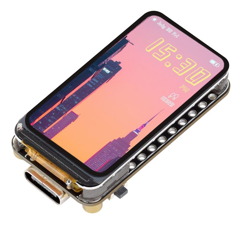 ESP32 C5 Development Board 1.47 inch LCD Display Screen ST7789 For WiFi6/LVGL/HMI Onborad SD-Port/RGB-LED