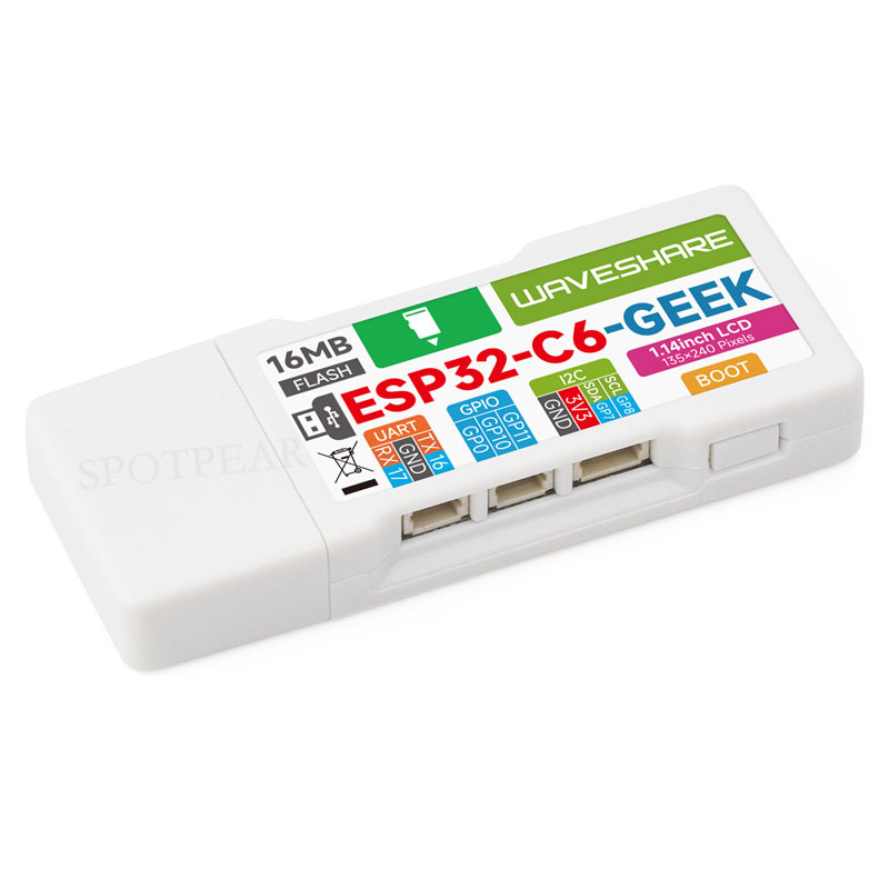 ESP32-C6 Geek 1.14inch Development Board with 1.14 inch 65K Color LCD