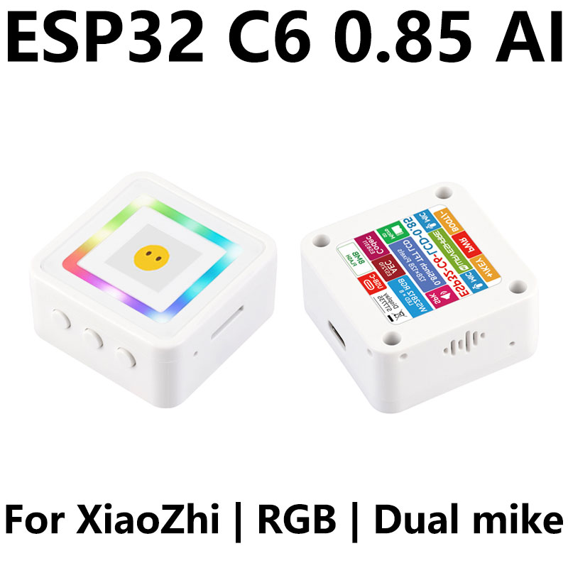 ESP32 C6 AI 0.85inch Development Board 0.85 inch DeepSeek RGB surround light Dual mike