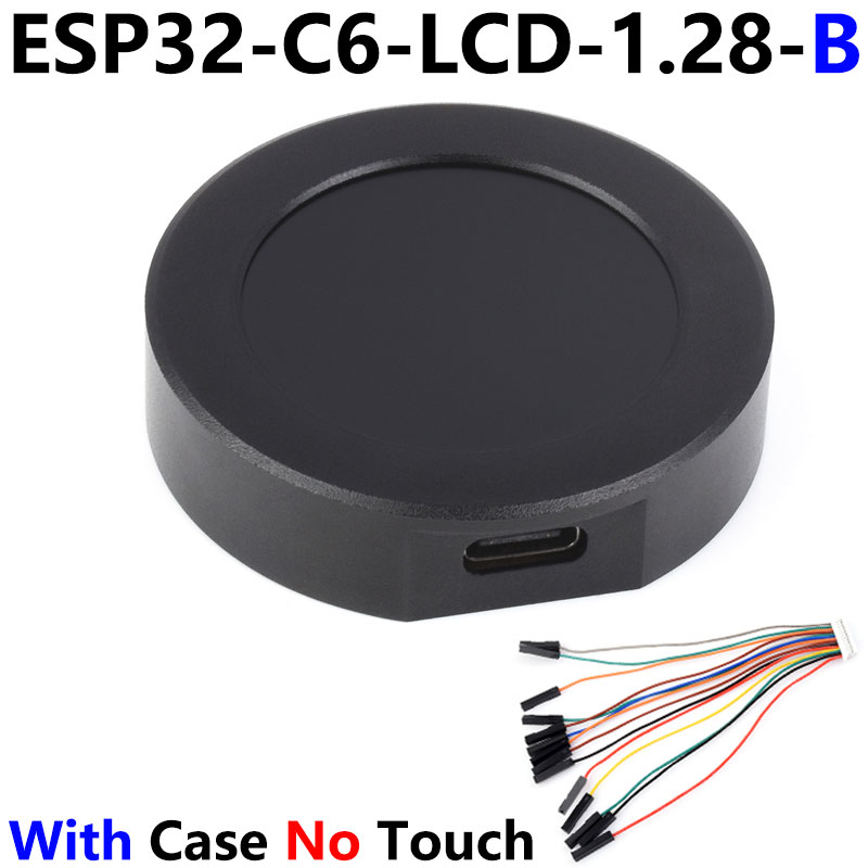 ESP32 C6 Development Board 1.28 inch LCD Display Screen 240x240 GC9A01A SD card slot