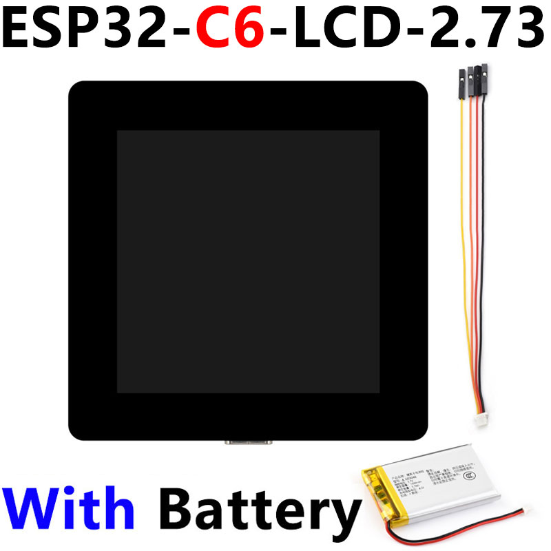 ESP32 C6 Development Board 2.73 inch LCD Display Screen ILI9488 For Dual band WiFi Onborad SD-Port