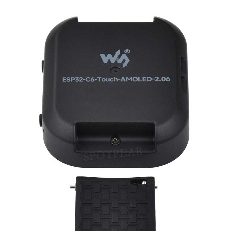 DeepSeek AI Voice Chat ESP32 C6 Development Board 2.06-inch AMOLED Display 410×502 2.06inch TouchScreen Programmable Watch