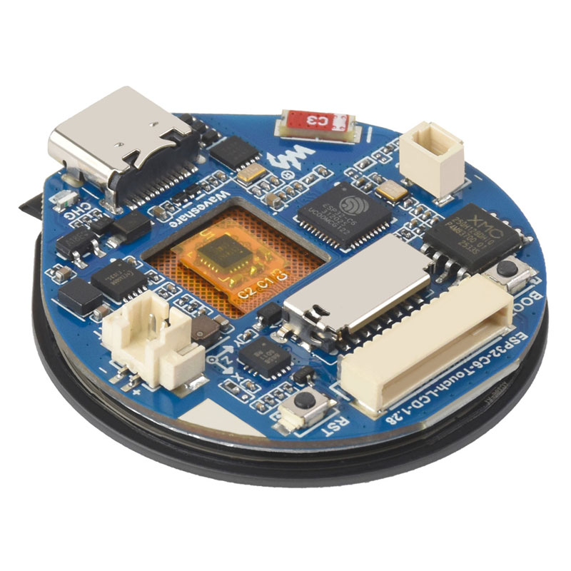 ESP32 C6 Development Board 1.28 inch LCD Touch Screen 240x240 CST816S SD card slot