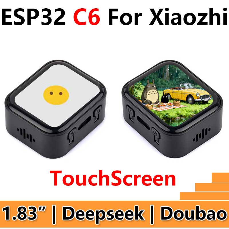 DeepSeek AI Voice Chat ESP32 C6 Development Board 1.83 inch TouchScreen Display 240x284