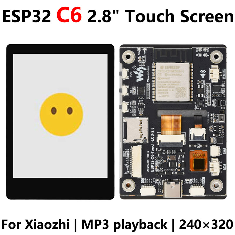 ESP32-C6 2.8inch LCD Display Capacitive AI Development Board 240×320 2.8 inch TouchScreen