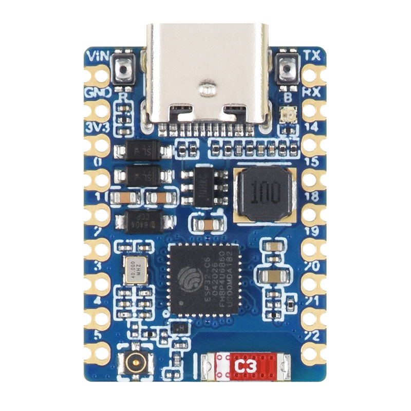 ESP32-C6 Zero B Mini Wide Voltage Board Supports WiFi 6 and Bluetooth 5