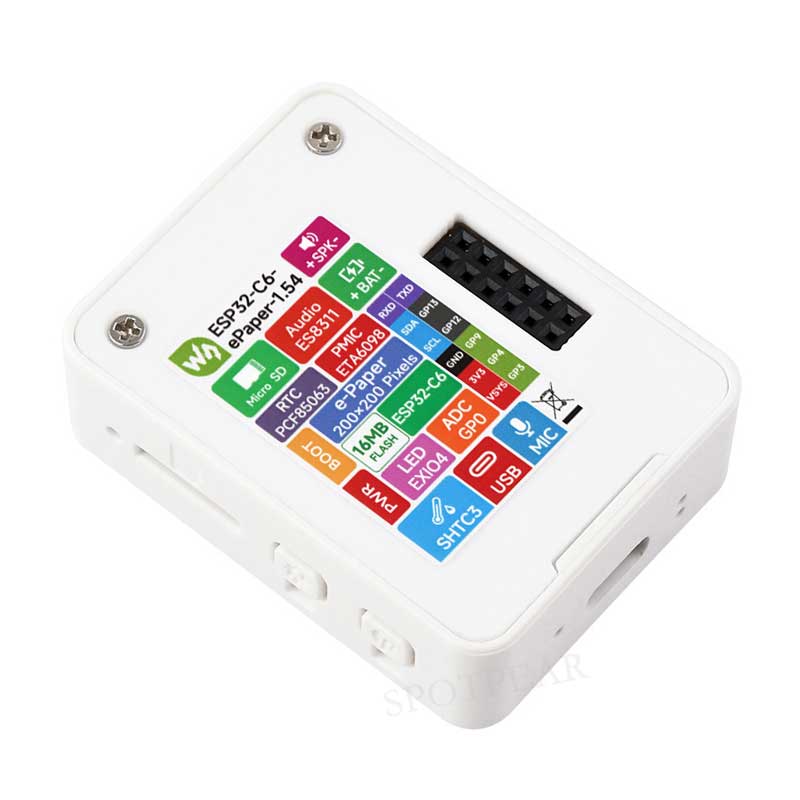 ESP32-C6 AI 1.54-inch e-Paper Ink Screen 1.54inch Display AIoT Development Board  Deepseek