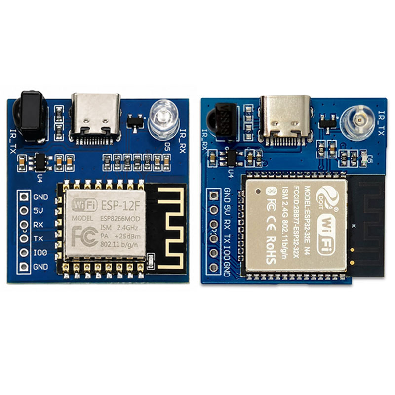 ESP8266/ESP32 Infrared Transmitter/Receiver NEC Command WIFI Transmission Module