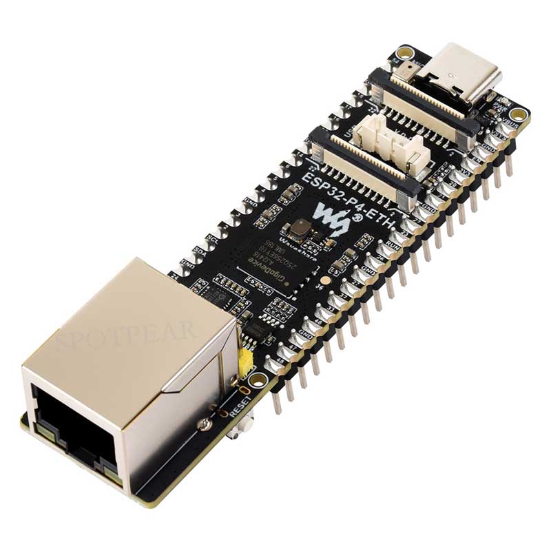 ESP32-P4-ETH RJ45 POE DSI/MIPI 10.1 inch LCD Display Touchscreen/CSI Camera/Audio Speaker AI Deepseek