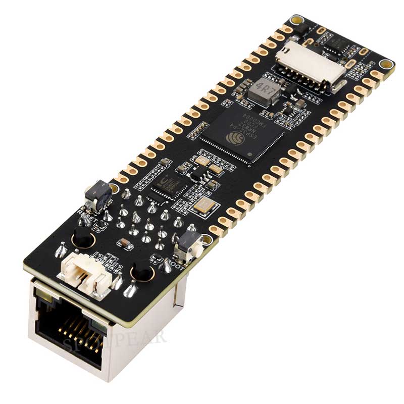 ESP32-P4-ETH RJ45 POE DSI/MIPI 10.1 inch LCD Display Touchscreen/CSI Camera/Audio Speaker AI Deepseek