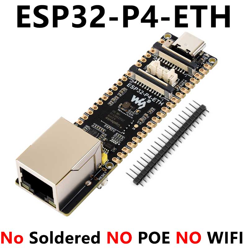 ESP32-P4-ETH RJ45 POE DSI/MIPI 10.1 inch LCD Display Touchscreen/CSI Camera/Audio Speaker AI Deepseek