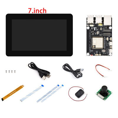 ESP32-P4 ESP32-C6 Development Board RISC-V WiFi6 MIPI CSI Camera 7/10.1 inch DSI Display /RJ45 Ethernet /Mic /Audio Size Compatible with Raspberry Pi