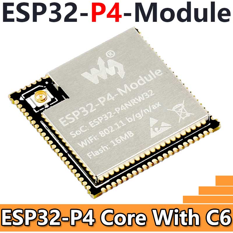 ESP32-P4 Module Core Board PSRAM 32MB Flash 16MB N16R32 Onboard ESP32-C6