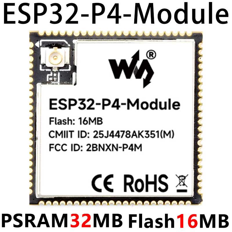 ESP32-P4 Module Core Board PSRAM 32MB Flash 16/32MB N16R32 Onboard ESP32-C6