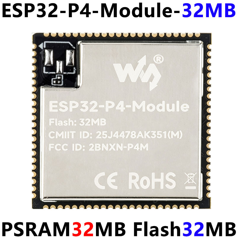 ESP32-P4 Module Core Board PSRAM 32MB Flash 16/32MB N16R32 Onboard ESP32-C6