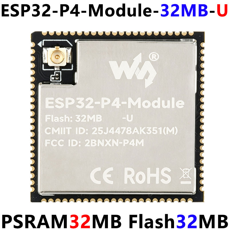 ESP32-P4 Module Core Board PSRAM 32MB Flash 16/32MB N16R32 Onboard ESP32-C6
