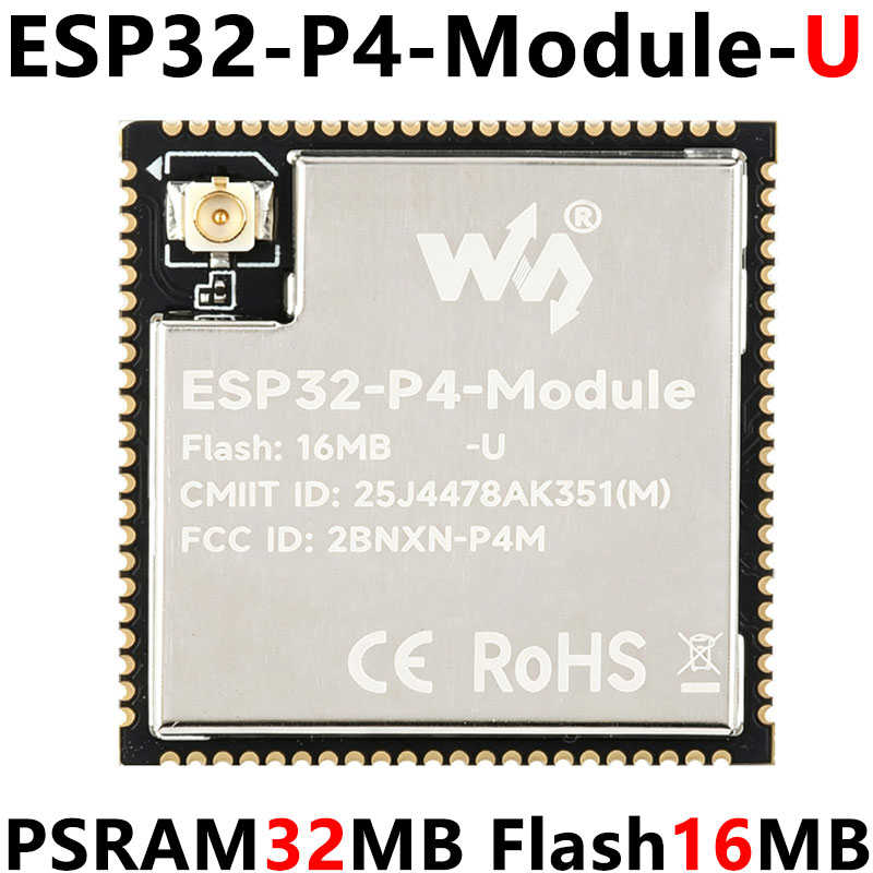 ESP32-P4 Module Core Board PSRAM 32MB Flash 16/32MB N16R32 Onboard ESP32-C6