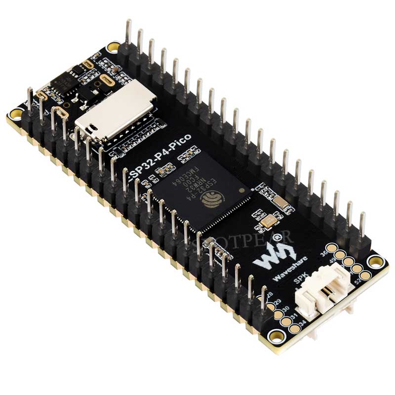 ESP32-P4 PICO Development Board with MIPI DSI 10.1-inch Display, CSI Camera, and Audio Speaker