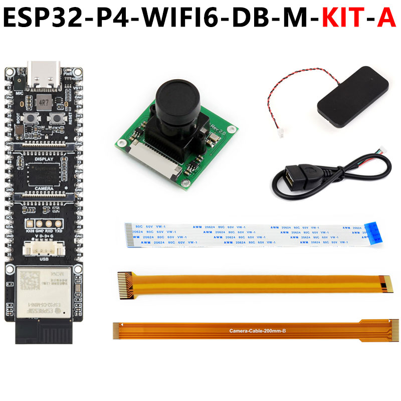 ESP32-P4 Pico Development Board DB C5 MIPI DSI 10.1-inch Display /CSI Camera /Audio Speaker Mic AI Deepseek