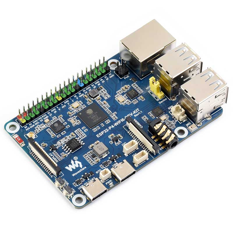 ESP32-P4 DEV-KIT C6 WiFi6 MIPI DSI 7/10.1 inch Display/CSI Camera/Audio Speaker For AI Deepseek