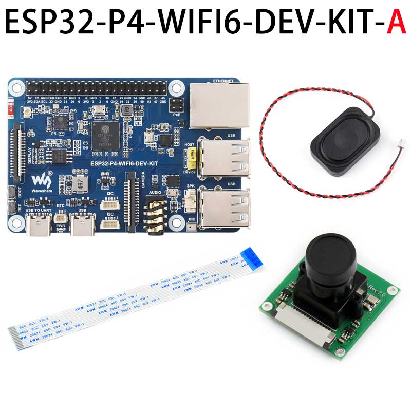 ESP32-P4 DEV-KIT C6 WiFi6 MIPI DSI 7/10.1 inch Display/CSI Camera/Audio Speaker For AI Deepseek