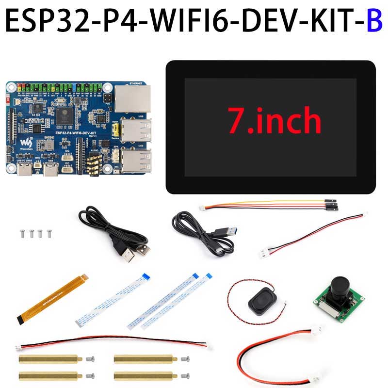 ESP32-P4 DEV-KIT C6 WiFi6 MIPI DSI 7/10.1 inch Display/CSI Camera/Audio Speaker For AI Deepseek
