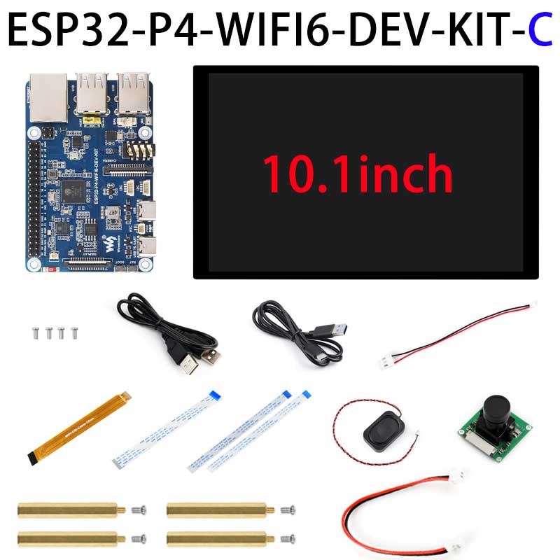 ESP32-P4 DEV-KIT C6 WiFi6 MIPI DSI 7/10.1 inch Display/CSI Camera/Audio Speaker For AI Deepseek
