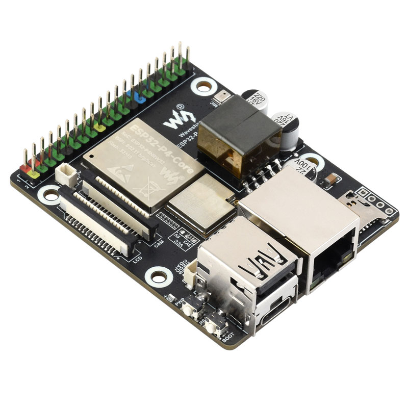 ESP32-P4-WIFI6-POE-ETH ESP32-C6 MIPI DSI 10.1 inch Display/CSI Camera/Audio Speaker For AI Deepseek