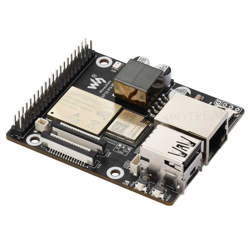 ESP32-P4-WIFI6-POE-ETH ESP32-C6 MIPI DSI 10.1 inch Display/CSI Camera/Audio Speaker For AI Deepseek