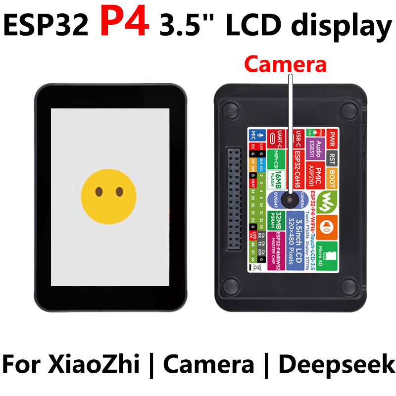 ESP32-P4-WIFI6 3.5inch LCD Display AI Development Board 320×480 3.5 inch TouchScreen Deepseek