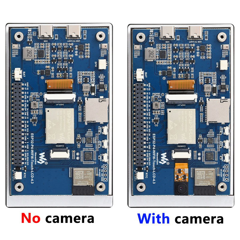ESP32-P4-WIFI6 4.3inch LCD Display AI Development Board 480×800 4.3 inch TouchScreen Deepseek