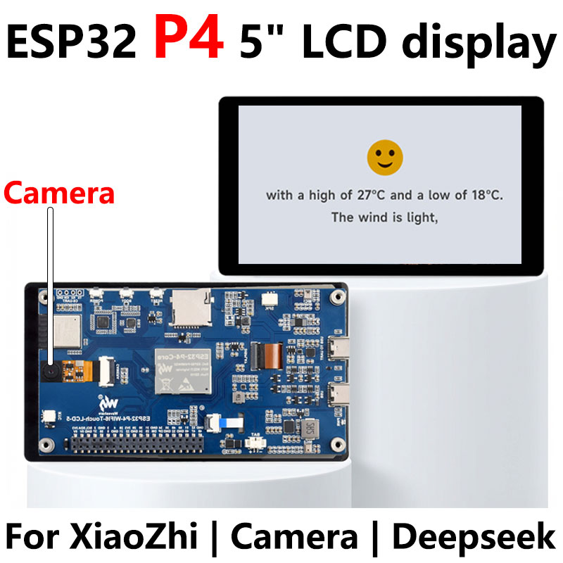 ESP32-P4-WIFI6 5inch LCD Display AI Development Board 720×1280 5 inch TouchScreen Deepseek