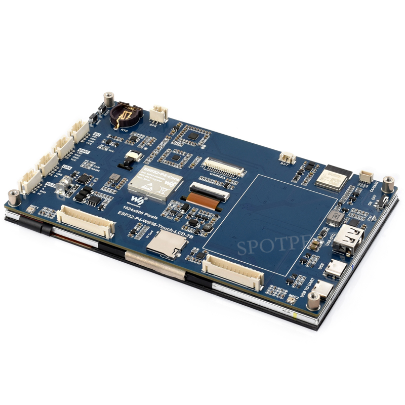 ESP32 P4 Development Board 7-inch LCD Display 1024×600 7inch Touchscreen ESP32-C6 WiFi6 AI Deepseek