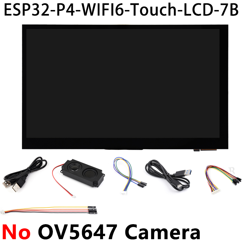 ESP32 P4 Development Board 7-inch LCD Display 1024×600 7inch Touchscreen ESP32-C6 WiFi6 AI Deepseek