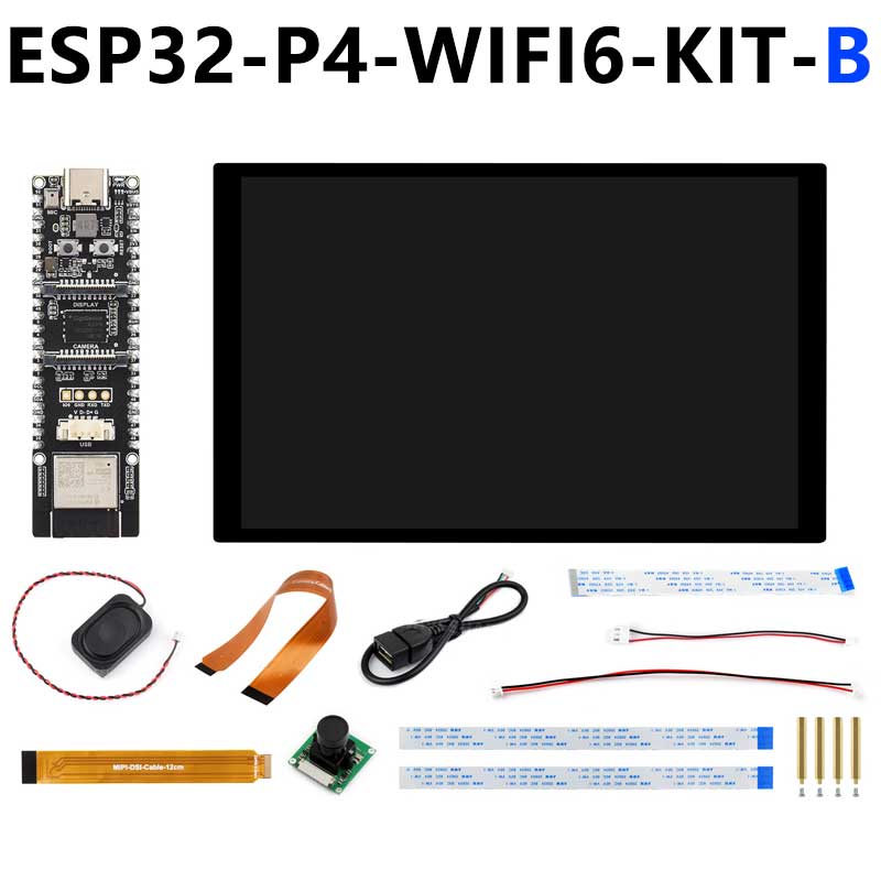 ESP32-P4 Pico WIFI6 Development Board C6 MIPI DSI 10.1-inch Display /CSI Camera /Audio Speaker Mic AI Deepseek
