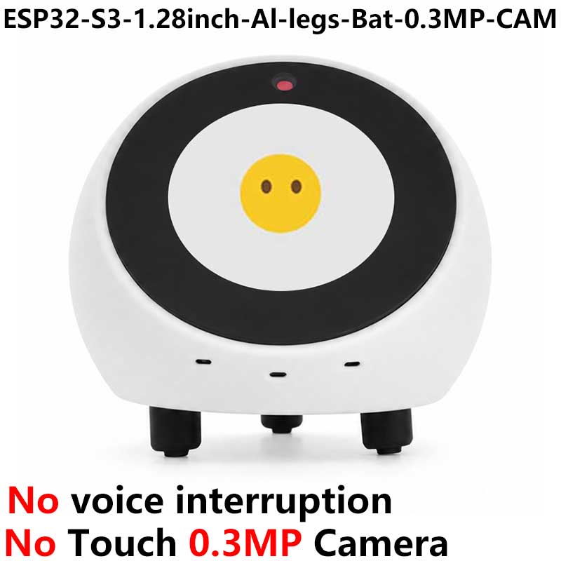 ESP32-S3 AI Camera 1.28inch LCD Dual MIC Development Board Display 1.28 inch Voice Interruption Object Recognition 10-in-1 Multifunctional