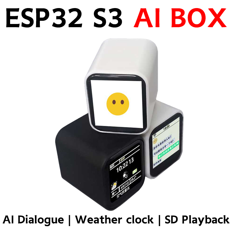 DeepSeek XiaoZhi AI Chat Box ESP32-S3 1.54 inch LCD N16R8 Development Board Display Screen Wifi Weather Station TimeClock