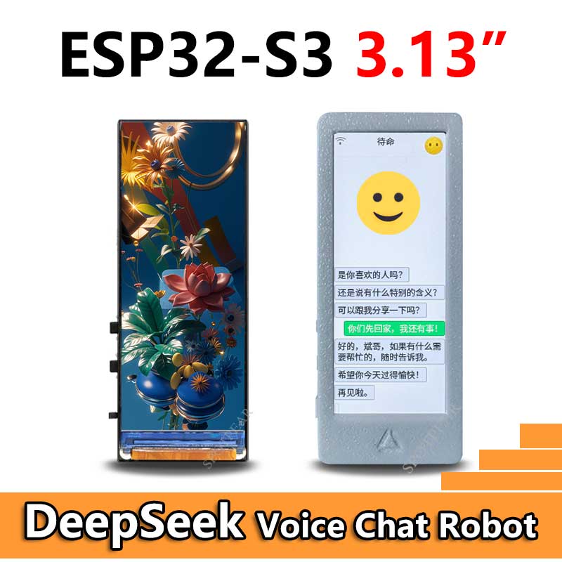 DeepSeek XiaoZhi AI Voice Chat Robot ESP32-S3 3.13 inch LCD N16R8 Development Board