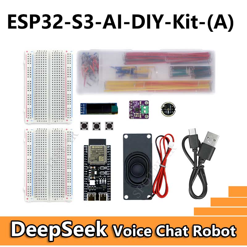 DeepSeek XiaoZhi AI Voice Chat ESP32-S3 Breadboard-DIY-Kit N16R8 WROOM-1-N16R8 DevKitC-1 Development Board