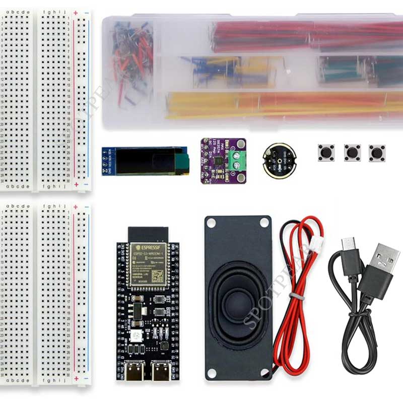 DeepsSeek AI Voice Chat ESP32-S3 Breadboard-DIY-Kit N16R8 WROOM-1-N16R8 DevKitC-1 Development Board