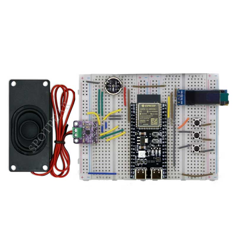 DeepsSeek AI Voice Chat ESP32-S3 Breadboard-DIY-Kit N16R8 WROOM-1-N16R8 DevKitC-1 Development Board