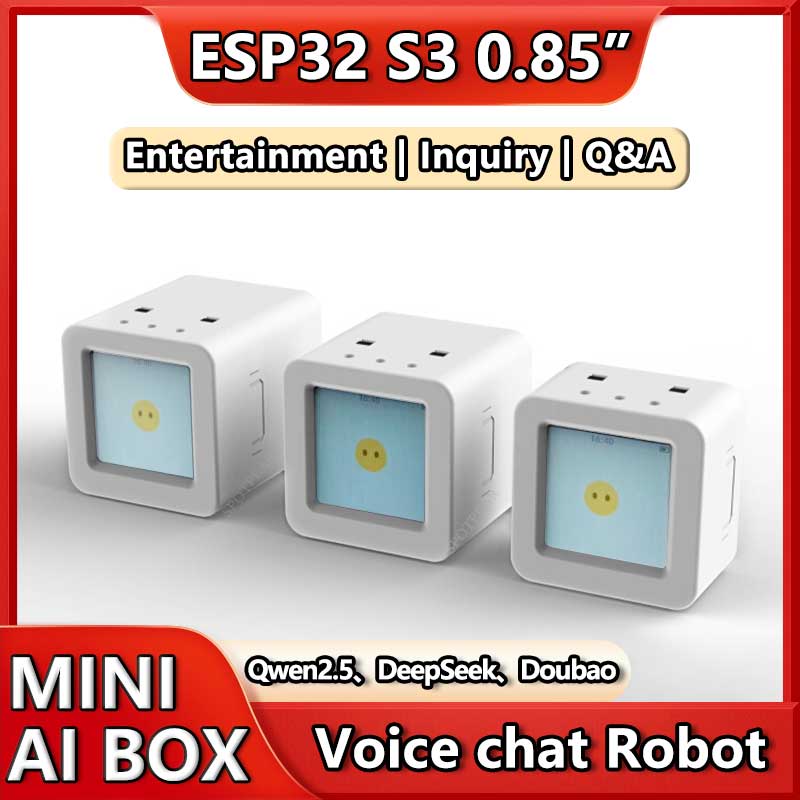 DeepSeek XiaoZhi AI Voice Chat SuperMni Robot BOX ESP32-S3 0.85 inch LCD N16R8 Development Board N16R8