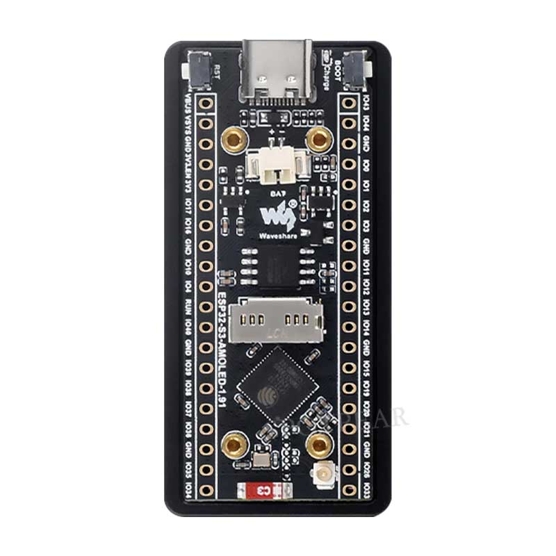 ESP32 S3 Development Board 1.91 inch AMOLED Display Screen For Arduino LVGL With SD-Port/ QMI8658C 6-Axis Sensor