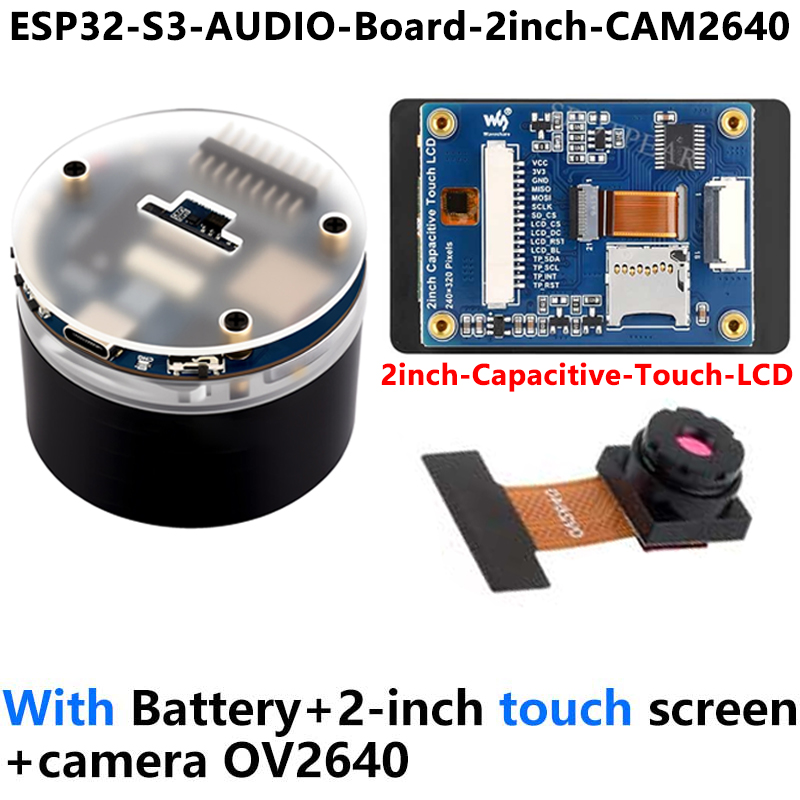 DeepSeek AI Voice Chat ESP32-S3 Box N16R8 AUDIO Board Support External LCD/Camera AI deepseek